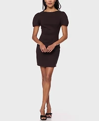Alex & Sophia Juniors' Boat Neck Short-Sleeve Woven Dress