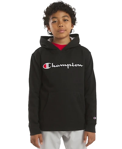 Champion Boys' 8-20 Signature Logo Pullover Hoodie