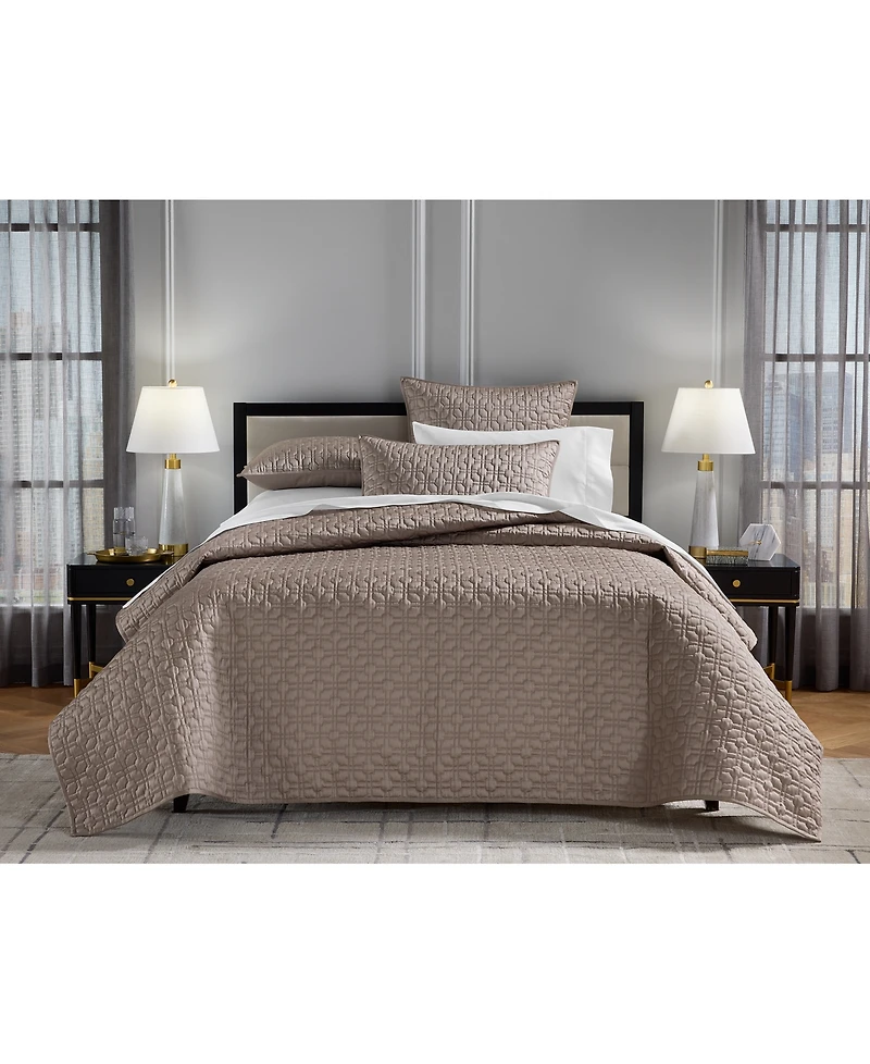 Hotel Collection Porto Quilted 3-Piece Coverlet Set, King, Macy's Exclusive