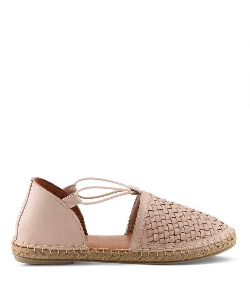 Spring Step Women's Clovae Espadrilles with Woven Leather Upper