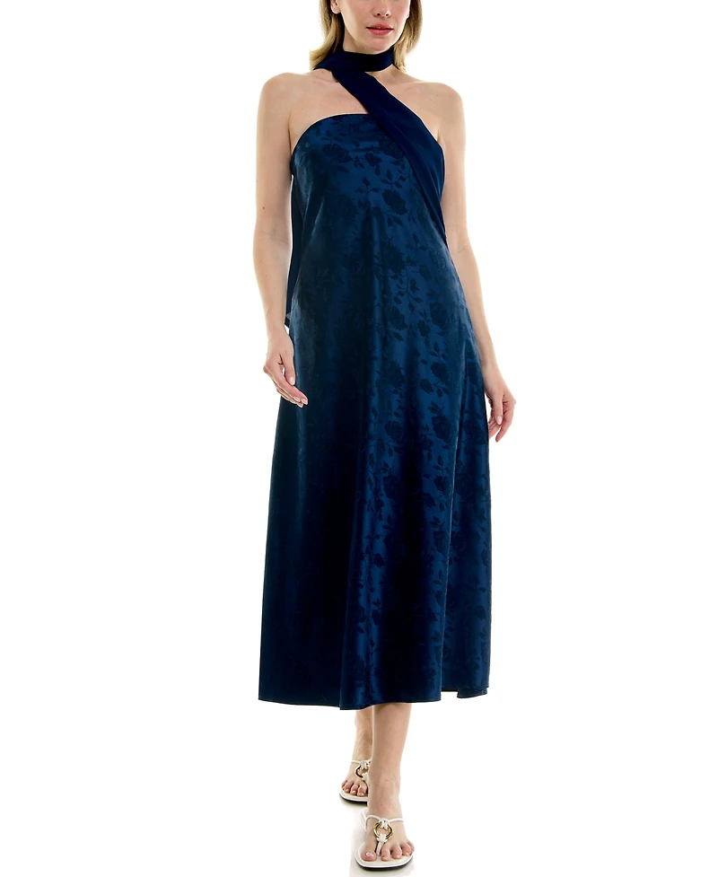 Row A Juniors' Strapless Midi Dress