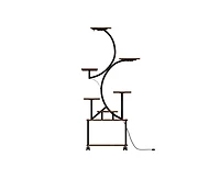 62" Tall Metal Plant Flower Holder Stand with Lights 8 Tiered Plant Shelf
