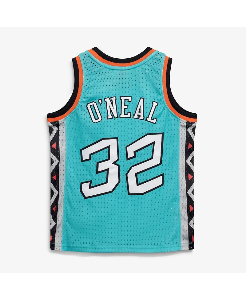 Mitchell & Ness Big Boys and Girls Shaquille O'Neal Teal 1996 Nba All-Star Game Hardwood Classics Swingman Jersey