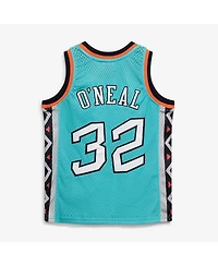 Mitchell & Ness Big Boys and Girls Shaquille O'Neal Teal 1996 Nba All-Star Game Hardwood Classics Swingman Jersey