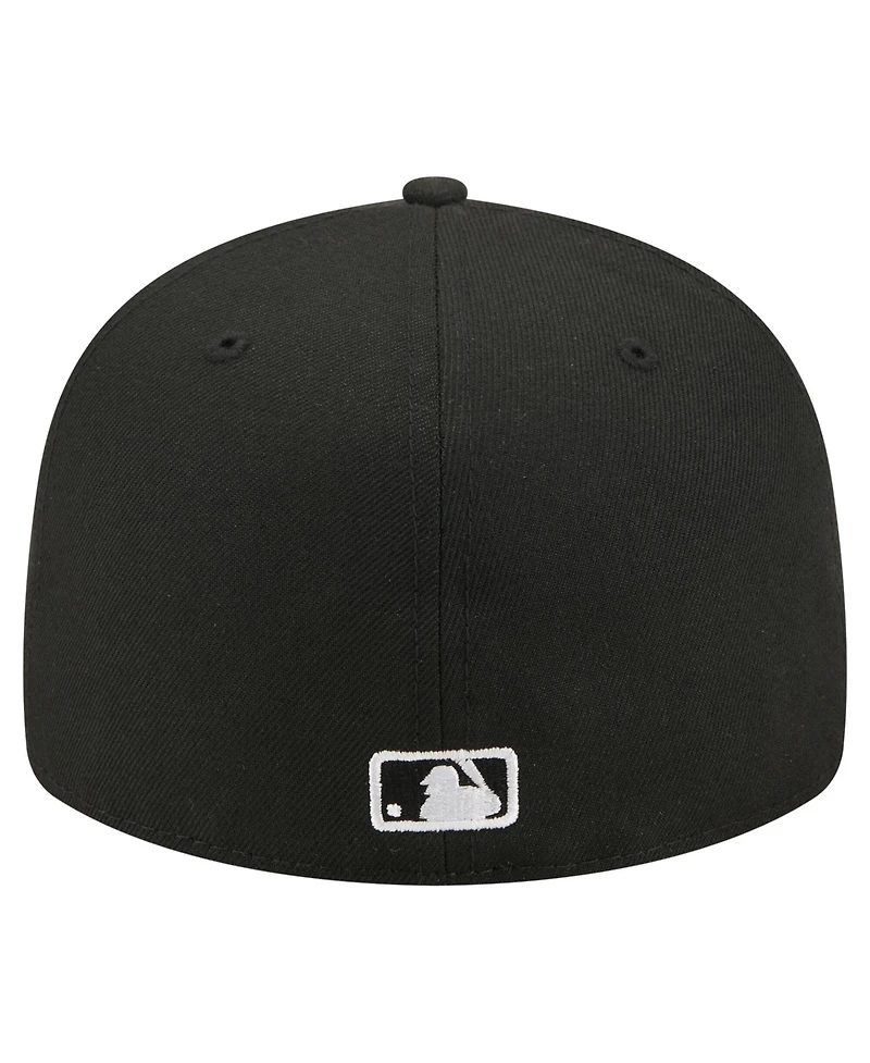 New Era Men's Black Boston Red Sox Americana Bald Eagle Pre-Curved 59FIFTY Fitted Hat