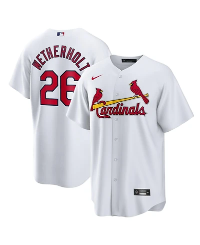 Nike Men's Jj Wetherholt White St. Louis Cardinals Home Replica Jersey