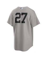 Nike Men's Giancarlo Stanton Gray New York Yankees Road Replica Jersey