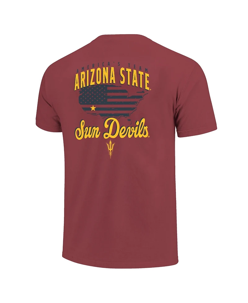 Image One Men's Maroon Arizona State Sun Devils America's Team T-Shirt