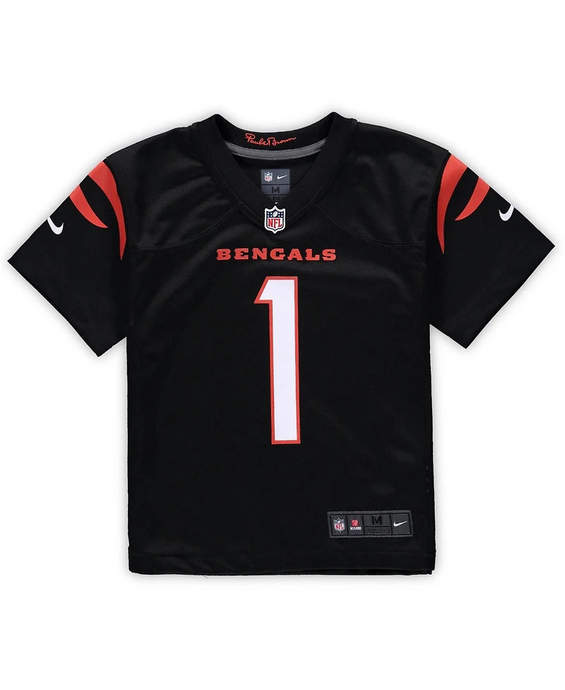 Nike Preschool Ja'Marr Chase Black Cincinnati Bengals Game Jersey
