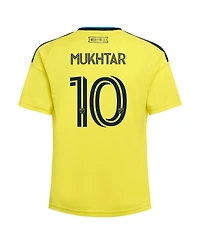Adidas Big Boys and Girls Hany Mukhtar Yellow Nashville Sc 2026 The Reverb Kit Replica Jersey
