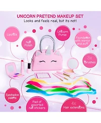 Gnuadz Pretend Makeup Kit Purse Hair Accessories Princess Gift
