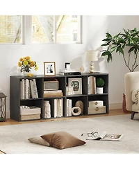 Slickblue Modern 8 Cube Storage Organizer Bookshelf for Home Office