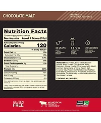 Optimum Nutrition Gold Standard 100% Whey Protein Powder, Chocolate Malt, 2 Pound (Packaging May Vary)