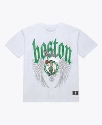 Mitchell & Ness Men's White Boston Celtics Old English Classic T-Shirt