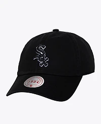 Mitchell & Ness Men's and Women's Black White Chicago White Sox 1904 Strapback Adjustable Hat