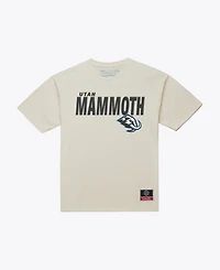 Mitchell & Ness Men's Cream Utah Mammoth Core Plus T-Shirt