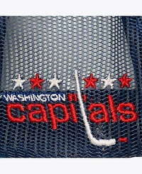 Mitchell & Ness Men's Blue Washington Capitals Head Coach Trucker Adjustable Hat