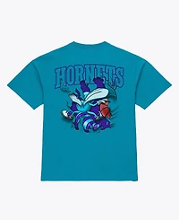 Mitchell & Ness Men's Teal Charlotte Hornets Breakthrough T-Shirt