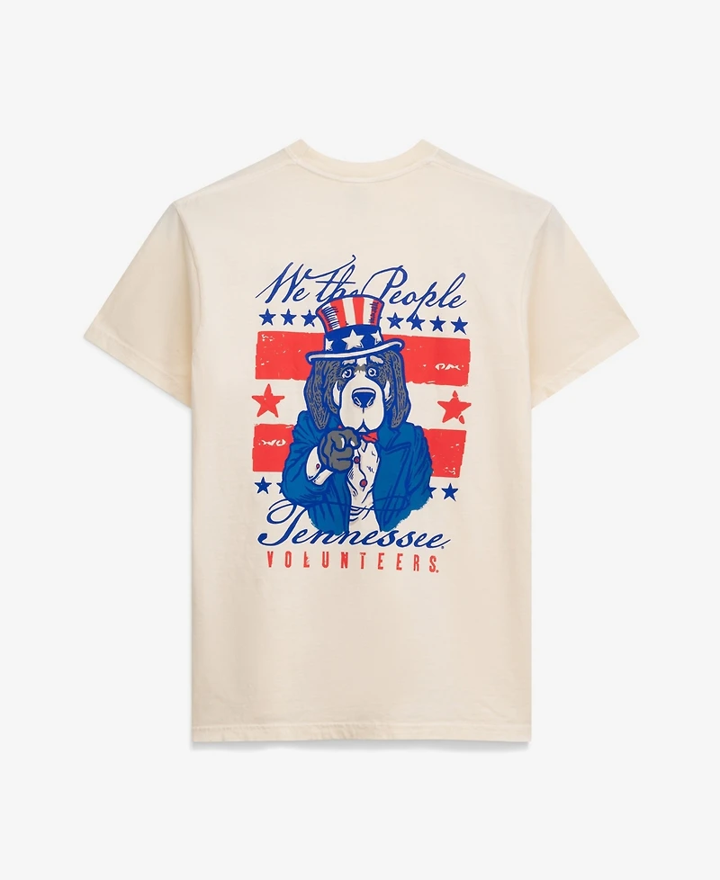 Image One Men's Cream Tennessee Volunteers Uncle Sam Mascot T-Shirt
