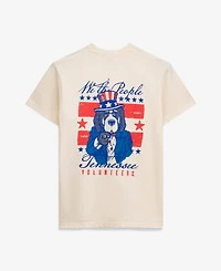 Image One Men's Cream Tennessee Volunteers Uncle Sam Mascot T-Shirt