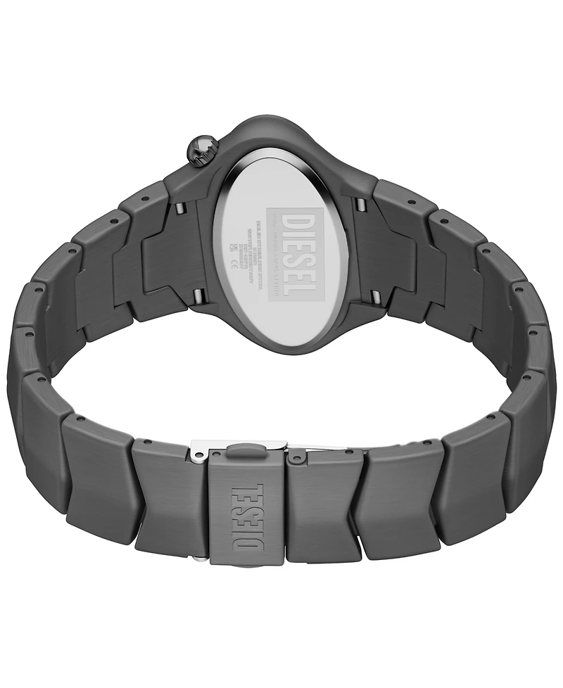 Diesel Men's D-Rush Quartz Gunmetal Stainless Steel Watch 42mm