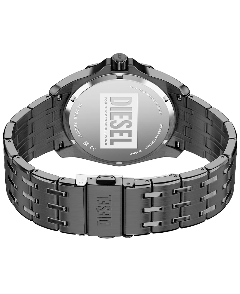 Diesel Men's Stinger Quartz Gunmetal Stainless Steel Watch 44mm
