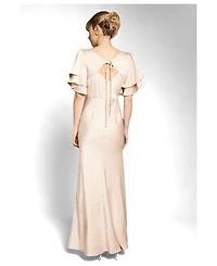 Coast Women's High Neck Crepe Maxi Dress