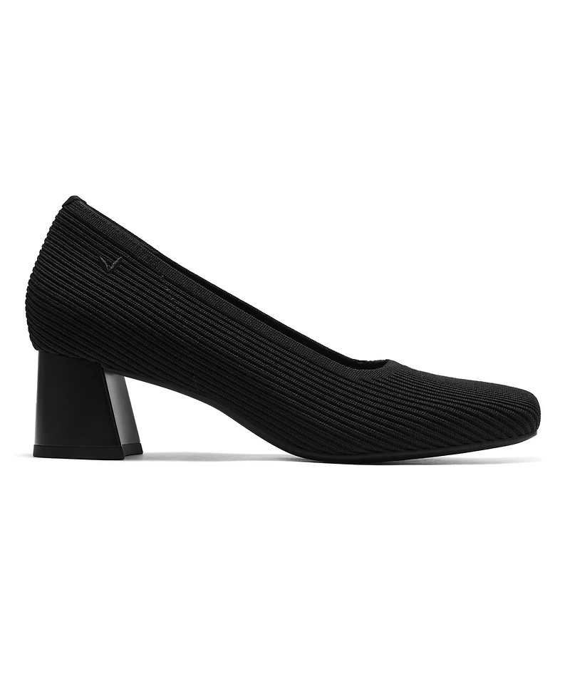Vivaia Women's Monroe Square-Toe Margot Chunky Heels