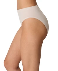 Maidenform Women's Seamless Lace High-Cut Brief Panty, Dmsmlc