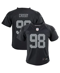 Nike Preschool Maxx Crosby Black Las Vegas Raiders Team Game Jersey