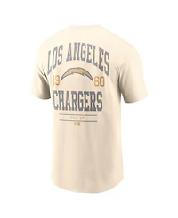 Nike Men's Natural Los Angeles Chargers Freestyle Essential T-Shirt