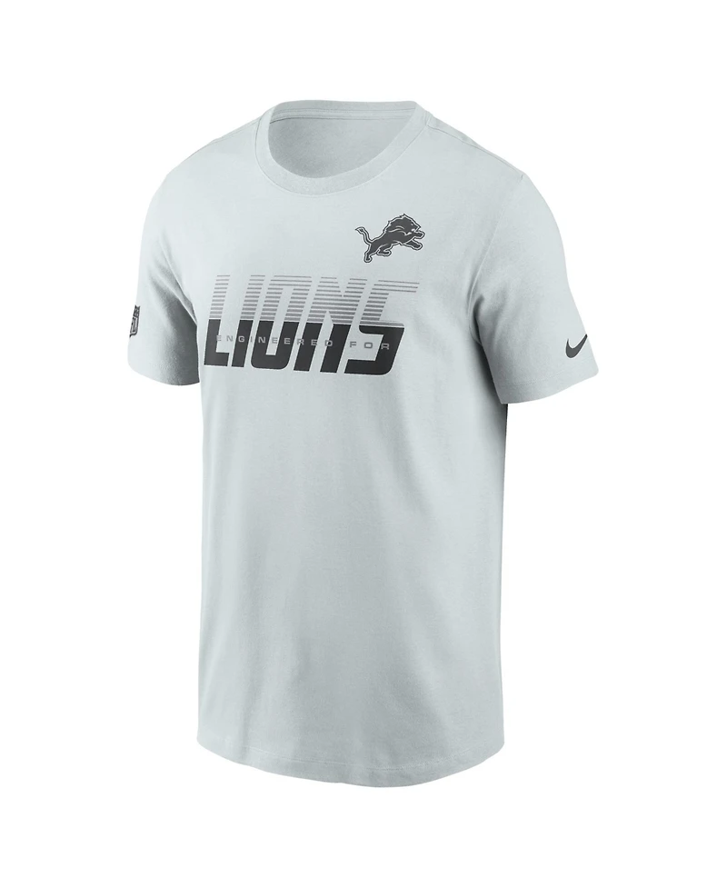 Nike Men's Gray Detroit Lions Sideline Dri-fit T-Shirt