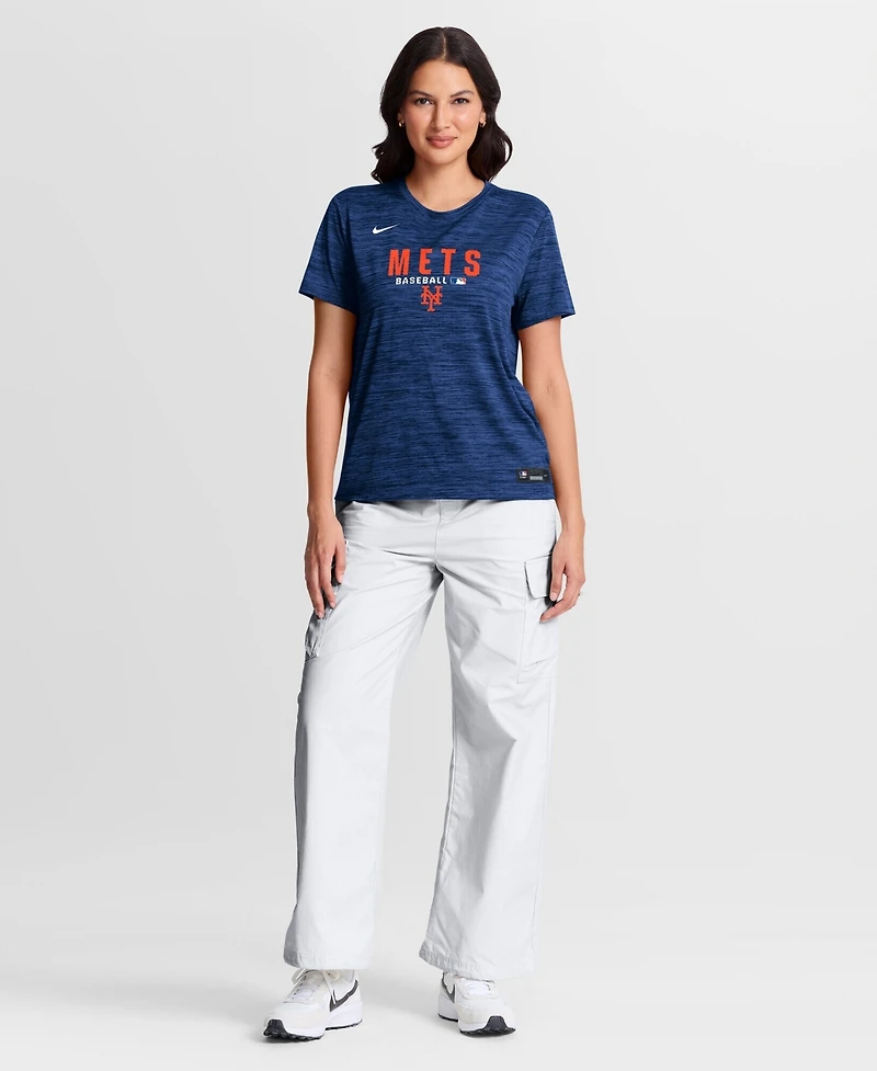 Nike Women's Royal New York Mets Authentic Collection Velocity Dri-fit T-Shirt