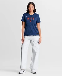 Nike Women's Royal New York Mets Authentic Collection Velocity Dri-fit T-Shirt
