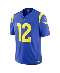 Nike Men's Puka Nacua Royal Los Angeles Rams Vapor F.u.s.e. Stitched Limited Jersey