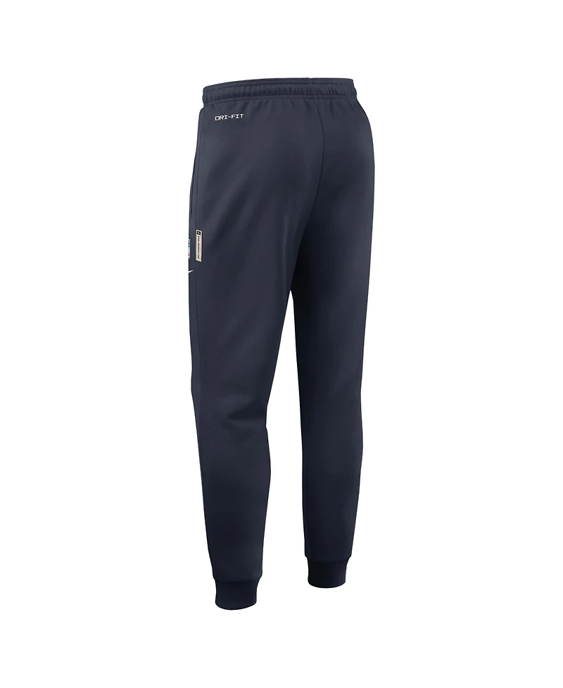 Nike Men's Navy Chicago Bears Sideline Standard Issue Dri-fit Taper Pants