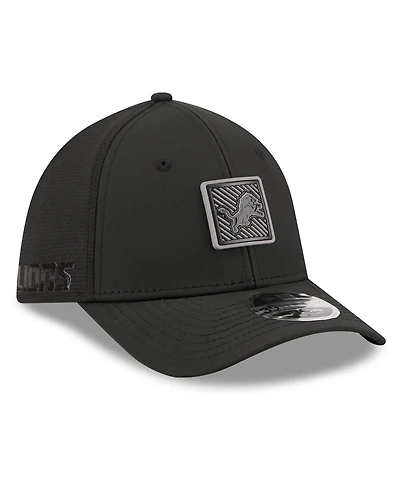 New Era Men's Black Detroit Lions 2026 Nfl Training Camp 39THIRTY Flex Hat