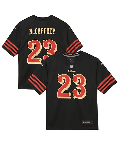 Nike Preschool Christian McCaffrey Black San Francisco 49ers 2025 Rivalries Collection Game Jersey