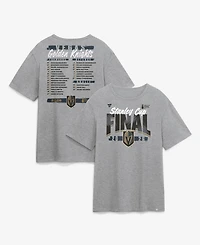 Fanatics Men's Heather Gray Vegas Golden Knights 2026 Stanley Cup Final Roster T-Shirt