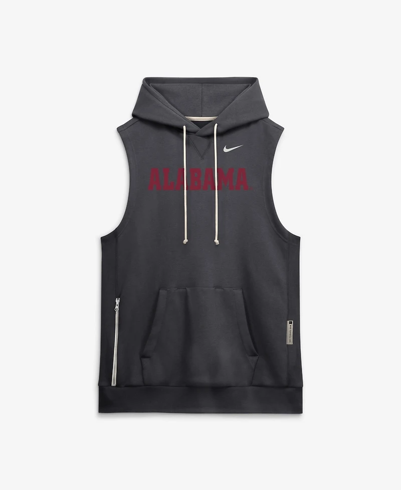 Nike Men's Anthracite Alabama Crimson Tide 2026 Sideline Sleeveless Dri-fit Hoodie