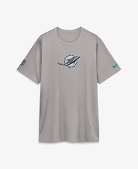 Nike Men's Gray Miami Dolphins Sideline Lead The Charge Legend Dri-fit T-Shirt