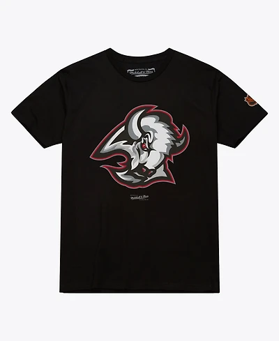 Mitchell & Ness Men's Black Buffalo Sabres Core Vintage Logo T-Shirt