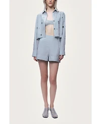 Nocturne Women's High-Waist Mini Shorts
