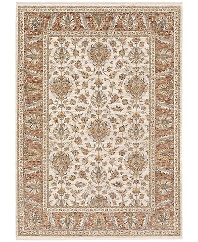 Oriental Weavers Maharaja 5091Z Rust and Ivory 2' x 3' Area Rug