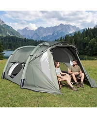 Gouun Inflatable 5-7 Person Family Camping Tent with Screened Porch