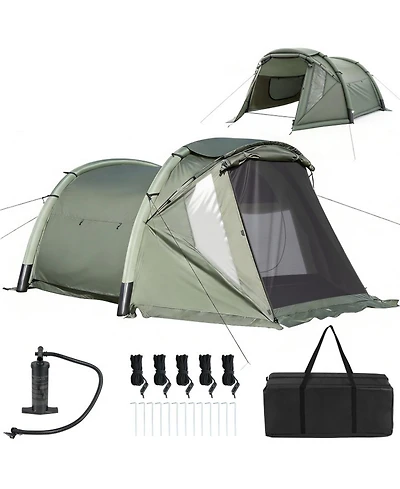 Gouun Inflatable 5-7 Person Family Camping Tent with Screened Porch