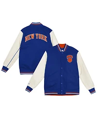 Mitchell & Ness Toddler Blue New York Knicks Varsity Heavyweight Full-Snap Jacket