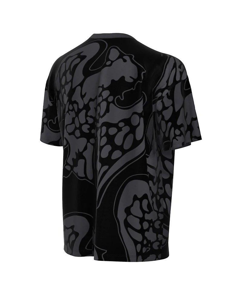 Nike Big Boys and Girls Gray Nigeria National Team Allover Print T-Shirt