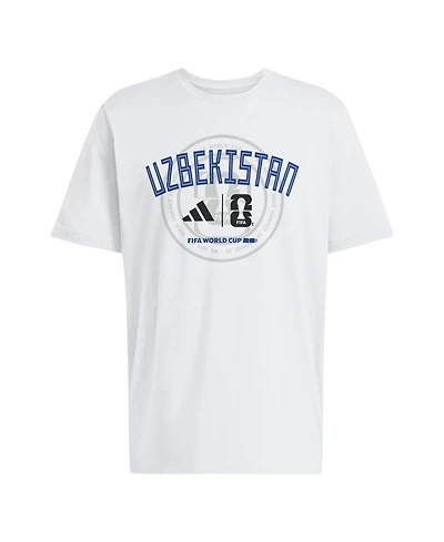 Adidas Men's White Uzbekistan National Team 2026 Fifa World Cup Qualifier T-Shirt