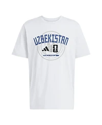 Adidas Men's White Uzbekistan National Team 2026 Fifa World Cup Qualifier T-Shirt